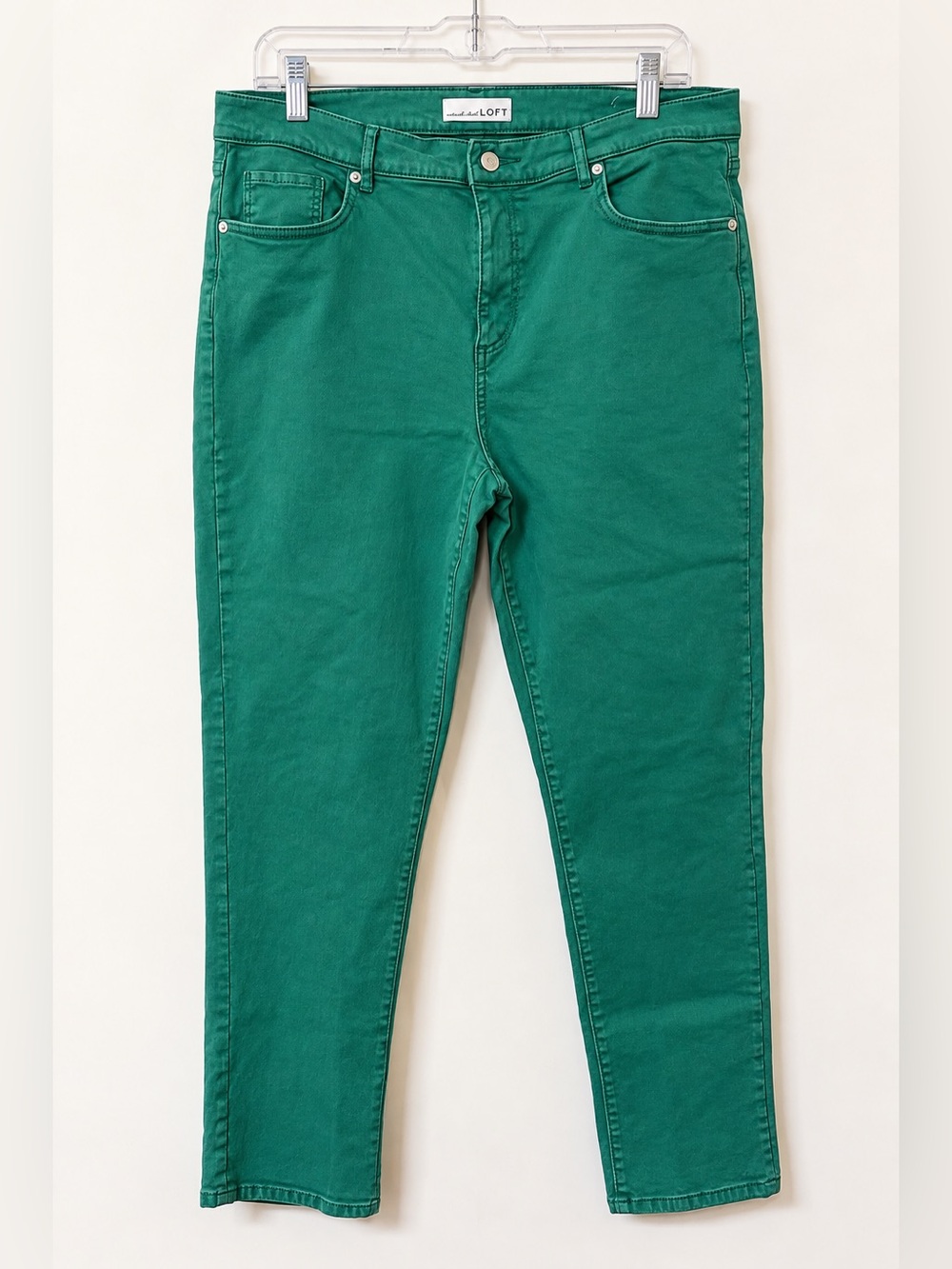 LOFT Emerald Green Skinny Jeans